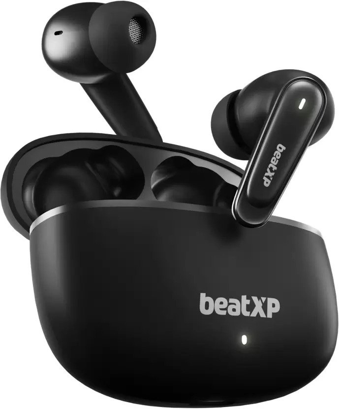 beatXP Wave XPods with 50H Playtime, Gaming Mode, BT 5.3 Wireless Earbuds Bluetooth Headset