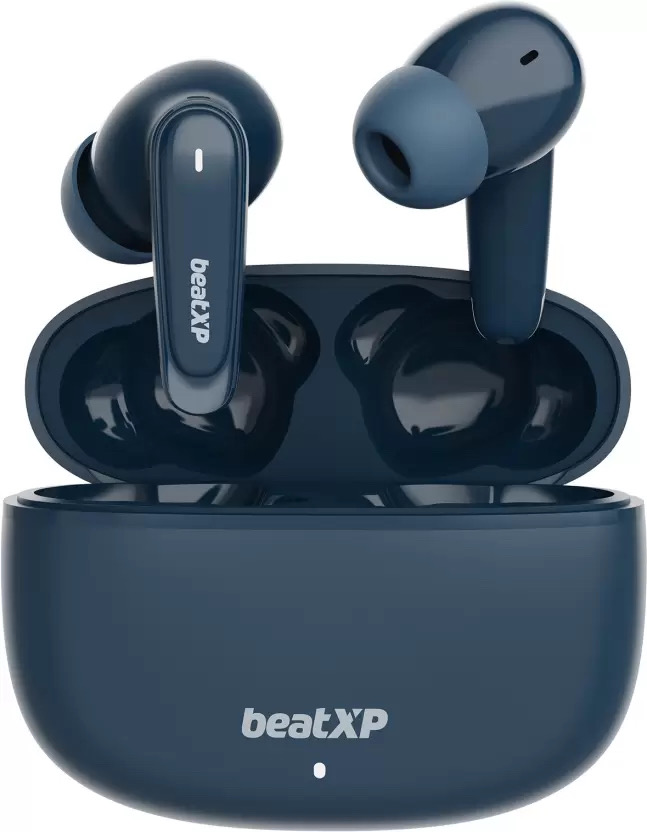 beatXP Wave XPods with 50H Playtime, Gaming Mode, BT 5.3 Wireless Earbuds Bluetooth Headset
