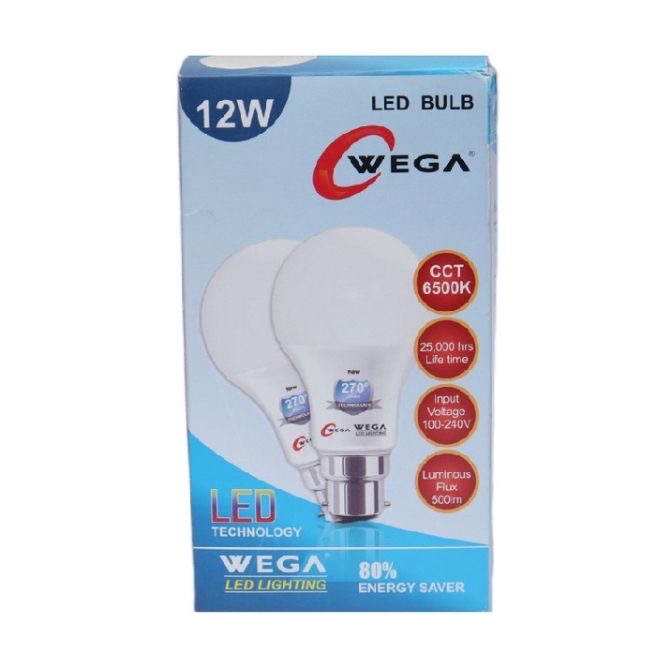 12 watt 6 pcs bulb