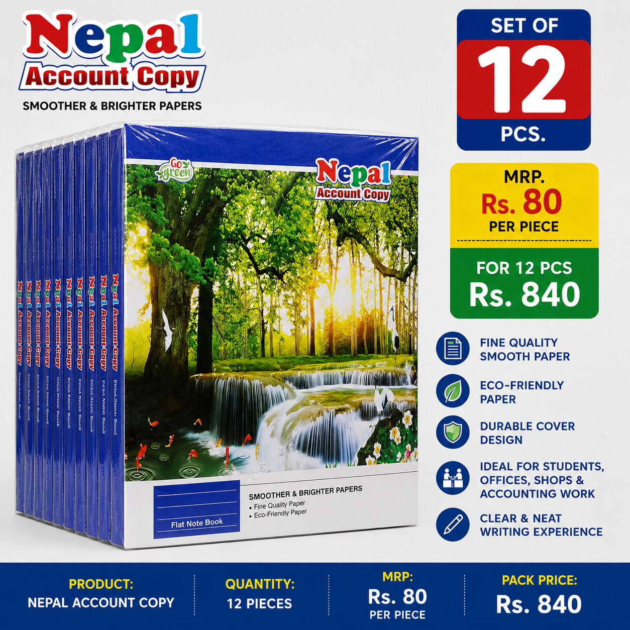 80 Number Account copy 12pcs